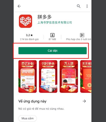 Tải app pinduoduo trên máy tính hoặc điện thoại