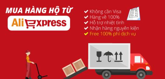 Mua hàng trên Aliexpress bằng dịch vụ mua hộ