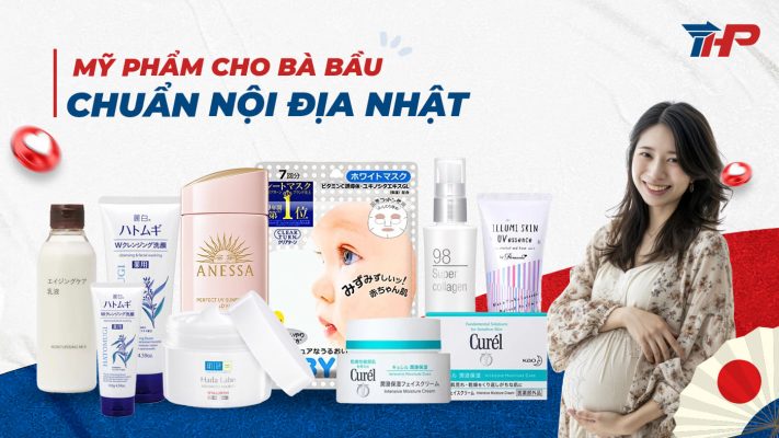 Mỹ phẩm cho bà bầu của Nhật – An toàn, chất lượng, mẹ bầu dùng là yên tâm 12 Khám phá các loại mỹ phẩm cho bà bầu của Nhật an toàn, lành tính, không hương liệu. Mua hàng chính hãng từ Muji, DHC, Anessa, Curel tại THPLog, giao nhanh 3–7 ngày.