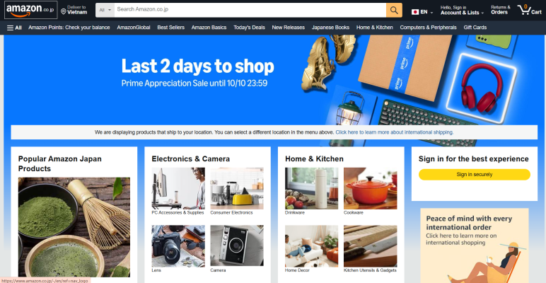 Cách mua đồ trên Amazon Nhật Bản đơn giản, uy tín 7 Cách mua đồ trên Amazon Nhật Bản đơn giản, uy tín